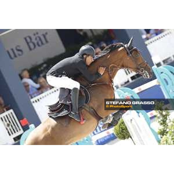 LGCT of St Tropez - Class 5 - Rene Lopez (COL) on Twig du Veillon - St Tropez, Ramatulle beach - 2 June 2018 - ph.Stefano Grasso/LGCT