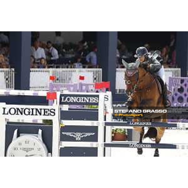 LGCT of St Tropez - Class 5 - Danielle Goldstein (ISR) on Caspar 213 - St Tropez, Ramatulle beach - 2 June 2018 - ph.Stefano Grasso/LGCT