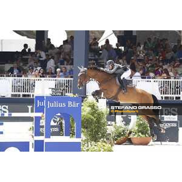 LGCT of St Tropez - Class 5 - Danielle Goldstein (ISR) on Caspar 213 - St Tropez, Ramatulle beach - 2 June 2018 - ph.Stefano Grasso/LGCT