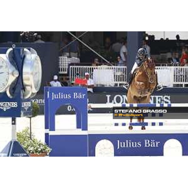 LGCT of St Tropez - Class 5 - Alexandra Ledermann (FRA) on Requiem de Talma - St Tropez, Ramatulle beach - 2 June 2018 - ph.Stefano Grasso/LGCT