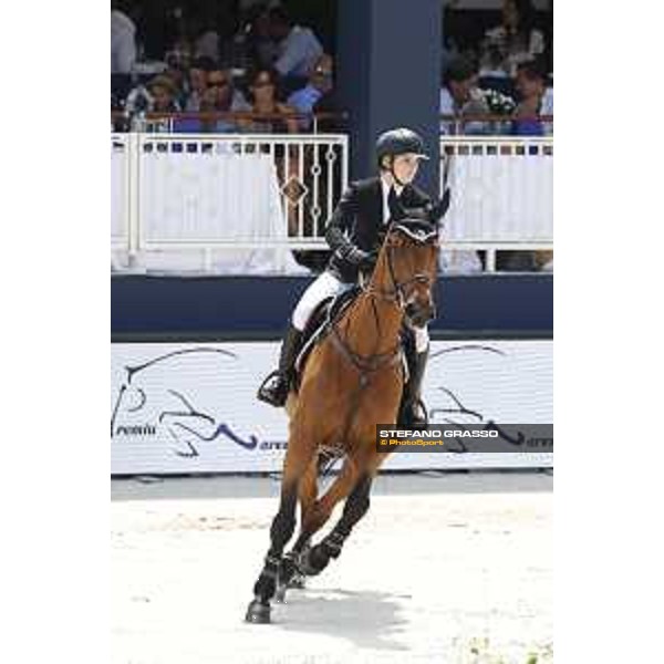 LGCT of St Tropez - Class 5 - Emily Moffitt (GBR) on Mtf Madame X - St Tropez, Ramatulle beach - 2 June 2018 - ph.Stefano Grasso/LGCT