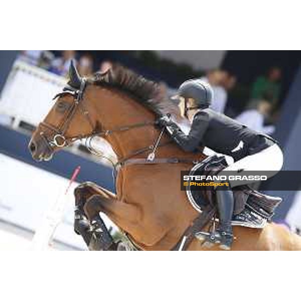 LGCT of St Tropez - Class 5 - Emily Moffitt (GBR) on Mtf Madame X - St Tropez, Ramatulle beach - 2 June 2018 - ph.Stefano Grasso/LGCT
