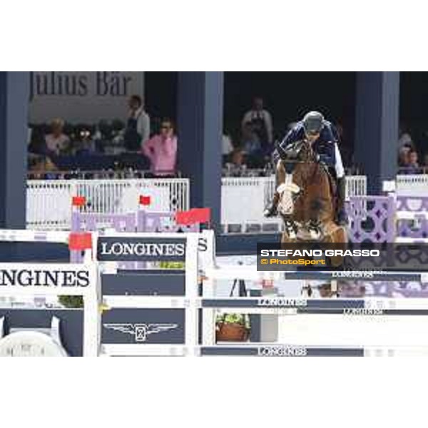 LGCT of St Tropez - Class 5 - Edward Lewy (FRA) on Rebeca LS - St Tropez, Ramatulle beach - 2 June 2018 - ph.Stefano Grasso/LGCT