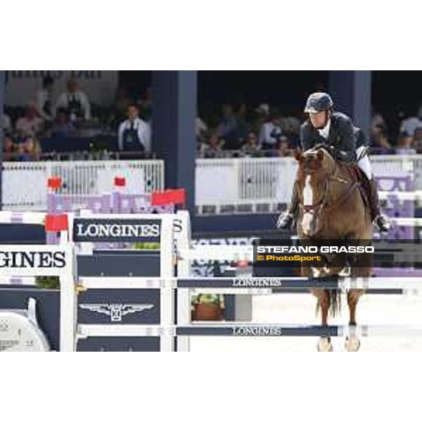 LGCT of St Tropez - Class 5 - Patrice Delaveau (FRA) on Aquila HDC - St Tropez, Ramatulle beach - 2 June 2018 - ph.Stefano Grasso/LGCT