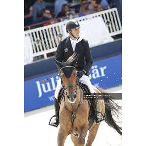 LGCT of St Tropez - Class 5 - Eric Van Der Vleuten (NED) on Wunschkind 19 - St Tropez, Ramatulle beach - 2 June 2018 - ph.Stefano Grasso/LGCT