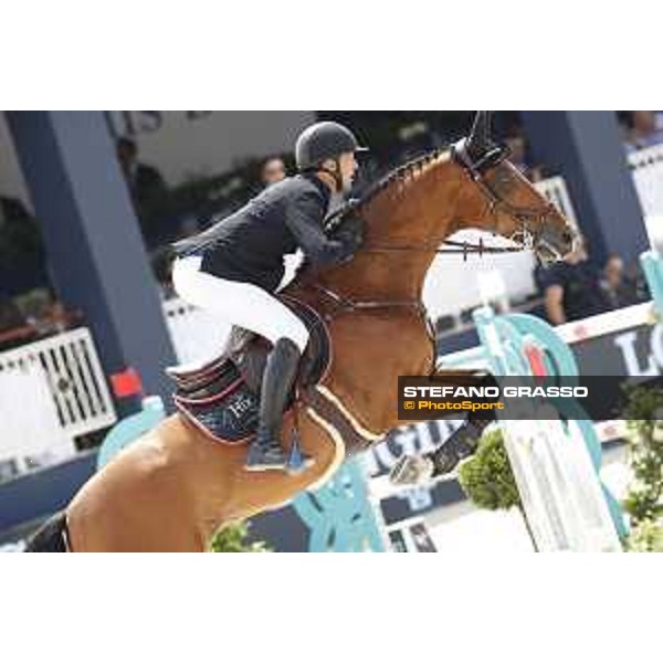 LGCT of St Tropez - Class 5 - Kevin Staut (FRA) on For Joy van?t Zorgvliet HDC - St Tropez, Ramatulle beach - 2 June 2018 - ph.Stefano Grasso/LGCT