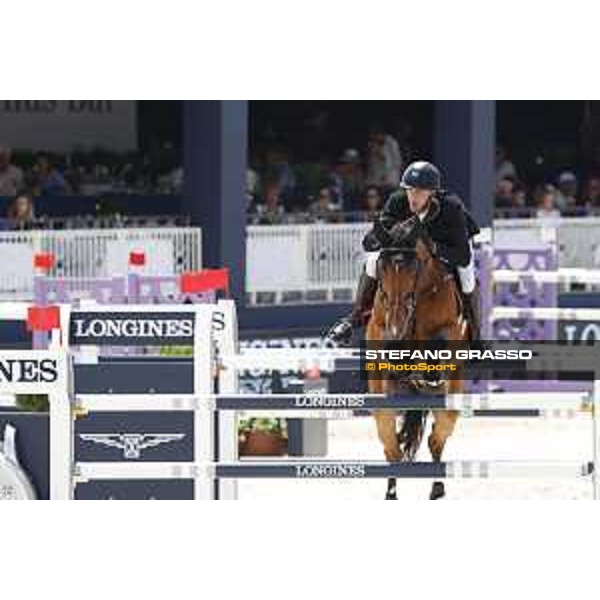 LGCT of St Tropez - Class 5 - Kevin Staut (FRA) on For Joy van?t Zorgvliet HDC - St Tropez, Ramatulle beach - 2 June 2018 - ph.Stefano Grasso/LGCT