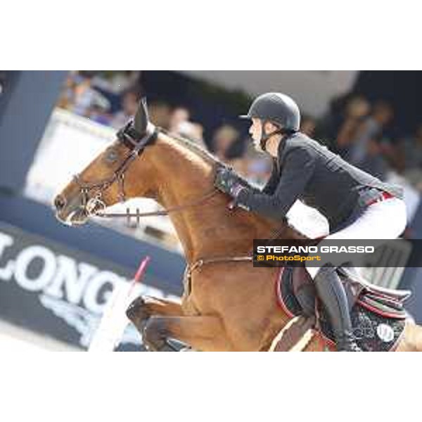 LGCT of St Tropez - Class 5 - Kevin Staut (FRA) on For Joy van?t Zorgvliet HDC - St Tropez, Ramatulle beach - 2 June 2018 - ph.Stefano Grasso/LGCT