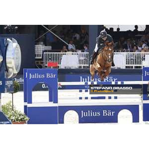 LGCT of St Tropez - Class 5 - Julien Epaillard (FRA) on Usual Suspect d?Auge - St Tropez, Ramatulle beach - 2 June 2018 - ph.Stefano Grasso/LGCT