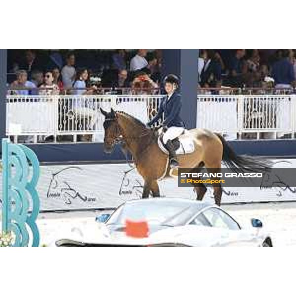 LGCT of St Tropez - Class 5 - Athina Onassis (GRE) on MHS Going Global - St Tropez, Ramatulle beach - 2 June 2018 - ph.Stefano Grasso/LGCT