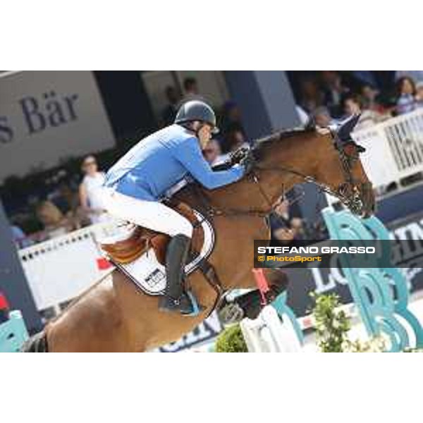 LGCT of St Tropez - Class 5 - Geir Gulliksen (NOR) on Exit of Ice Z - St Tropez, Ramatulle beach - 2 June 2018 - ph.Stefano Grasso/LGCT