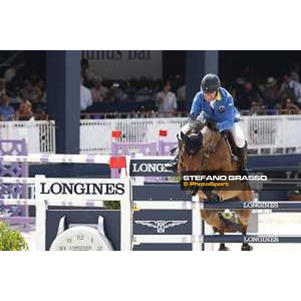 LGCT of St Tropez - Class 5 - Geir Gulliksen (NOR) on Exit of Ice Z - St Tropez, Ramatulle beach - 2 June 2018 - ph.Stefano Grasso/LGCT