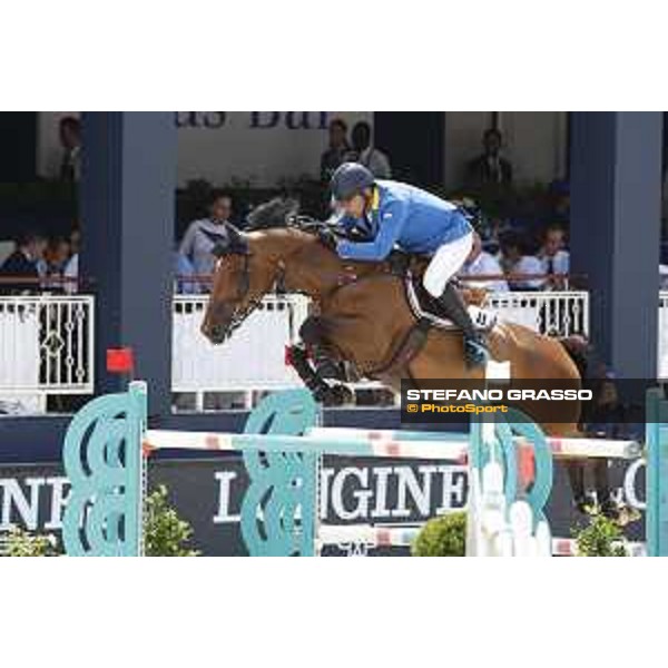 LGCT of St Tropez - Class 5 - Geir Gulliksen (NOR) on Exit of Ice Z - St Tropez, Ramatulle beach - 2 June 2018 - ph.Stefano Grasso/LGCT