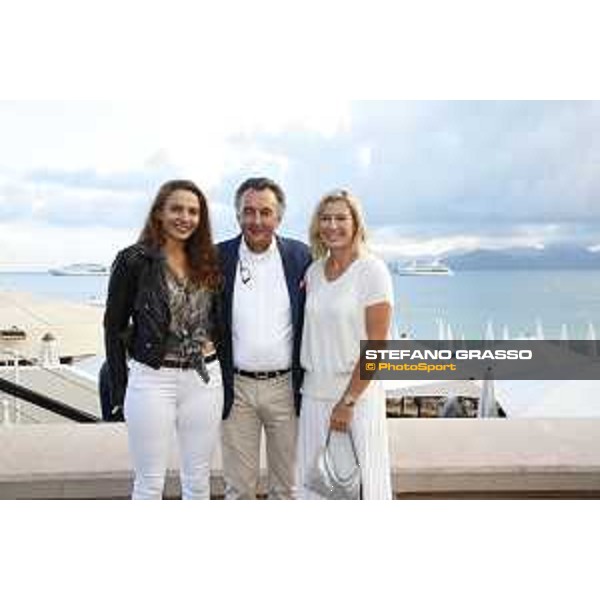 LGCT of Cannes - Welcome Party at Zplage - Anna Kellnerova (CZE), Eckard and Jessica Kurten - Cannes, Stade des Hesperides - 6 June 2018 - ph.Stefano Grasso/LGCT