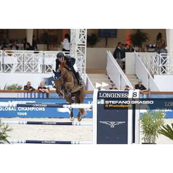 LGCT of Cannes - Class 4 - Harold Boisset (FRA) on T\'Obetty du Domaine - Cannes, Stade des Hesperides - 7 June 2018 - ph.Stefano Grasso/LGCT