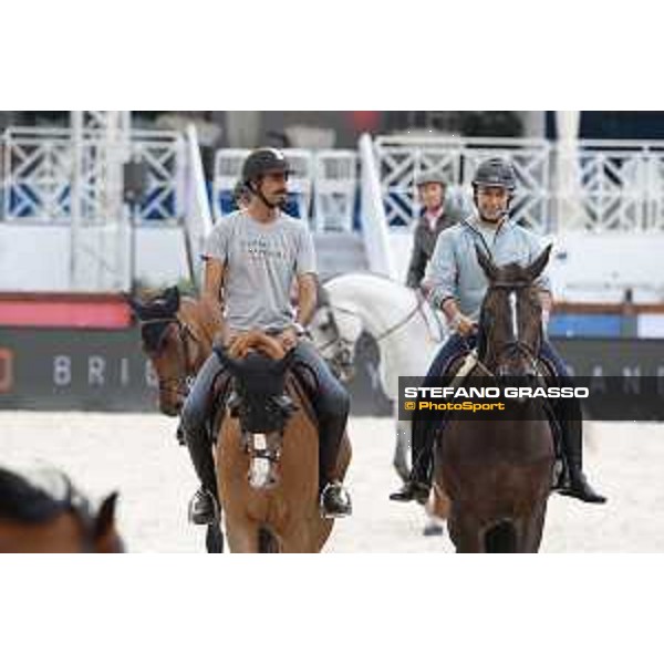 LGCT of Cannes - Warm up - Sheikh Ali Al Thani (QAT), Kamal Bahamdan (KSA) - Cannes, Stade des Hesperides - 6 June 2018 - ph.Mario Grassia/LGCT