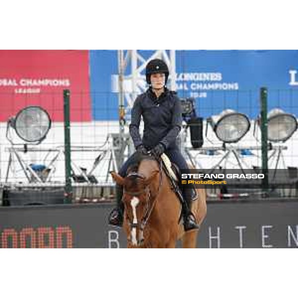 LGCT of Cannes - Warm up - Jessica Springsteen (USA) - Cannes, Stade des Hesperides - 6 June 2018 - ph.Mario Grassia/LGCT