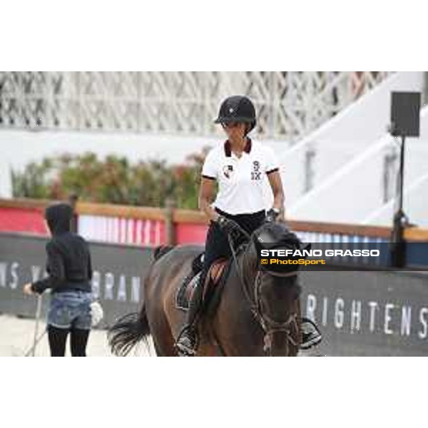 LGCT of Cannes - Warm up - Mathilda Karlsson (SWE) - Cannes, Stade des Hesperides - 6 June 2018 - ph.Mario Grassia/LGCT