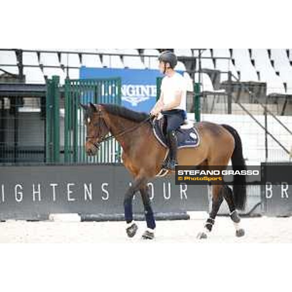LGCT of Cannes - Warm up - Scott Brash (GBR) - Cannes, Stade des Hesperides - 6 June 2018 - ph.Mario Grassia/LGCT