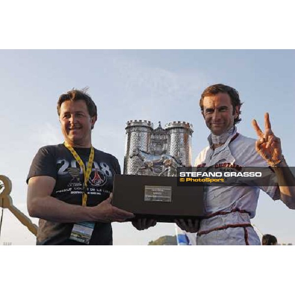 Fabrice Souloy and Jean Michel Bazire after winning with Gambling Bi the 59¡ Gran Premio Lotteria di Agnano Napoli, 4th may 2008 ph. Stefano Grasso