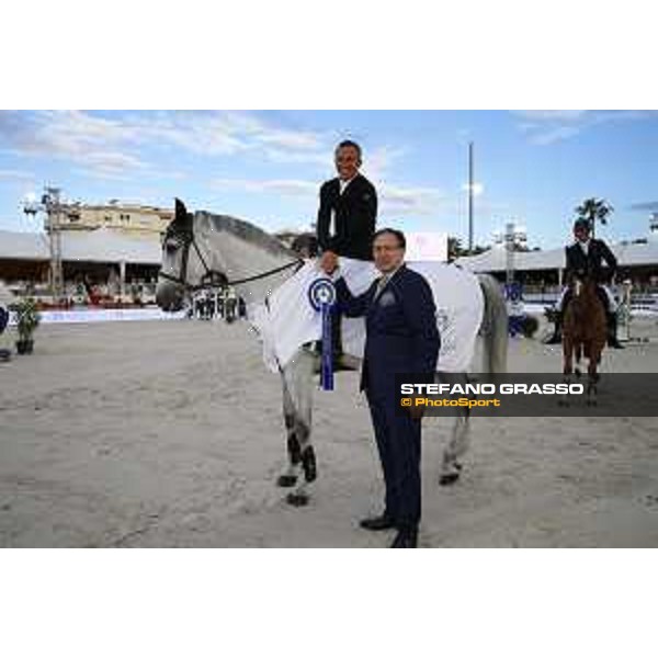 LGCT of Cannes - Prize giving ceremony - Cameron Hanley (IRL) on EIS Isaura - Cannes, Stade des Hesperides - 8 June 2018 - ph.Mario Grassia/LGCT