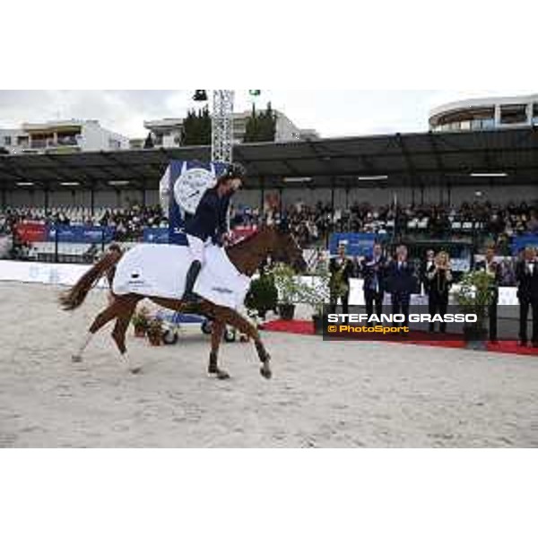 LGCT of Cannes - Prize giving ceremony - Cameron Hanley (IRL) on EIS Isaura - Cannes, Stade des Hesperides - 8 June 2018 - ph.Mario Grassia/LGCT