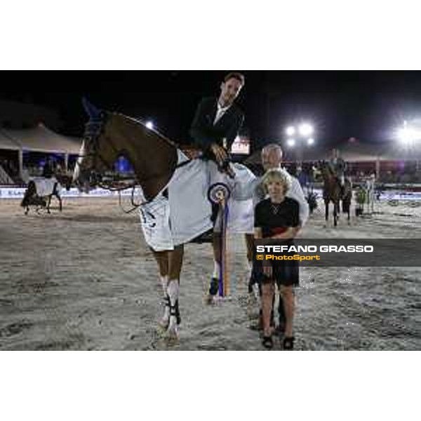 LGCT of Cannes - Class 10 - Prize giving ceremony - Pieter Devos (BEL) on Apart - Cannes, Stade des Hesperides - 8 June 2018 - ph.Mario Grassia/LGCT