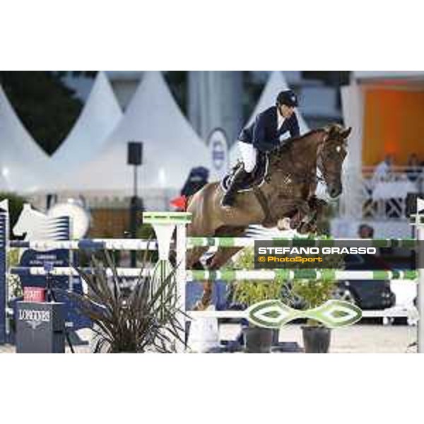 LGCT of Cannes - Class 10 - Sadri Fegaier (FRA) on Ivoor van\'t Paradijs - Cannes, Stade des Hesperides - 8 June 2018 - ph.Mario Grassia/LGCT