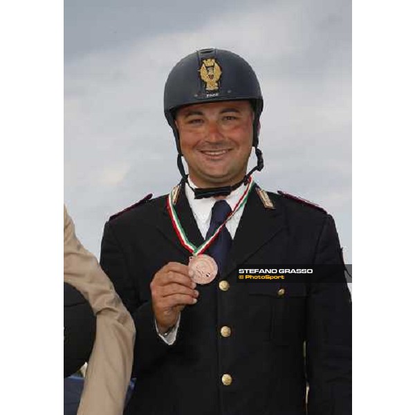 Paolo Pomponi bronz medal at the Italian showjumping championships Augusta, 27th april 2008 ph. Stefano Grasso
