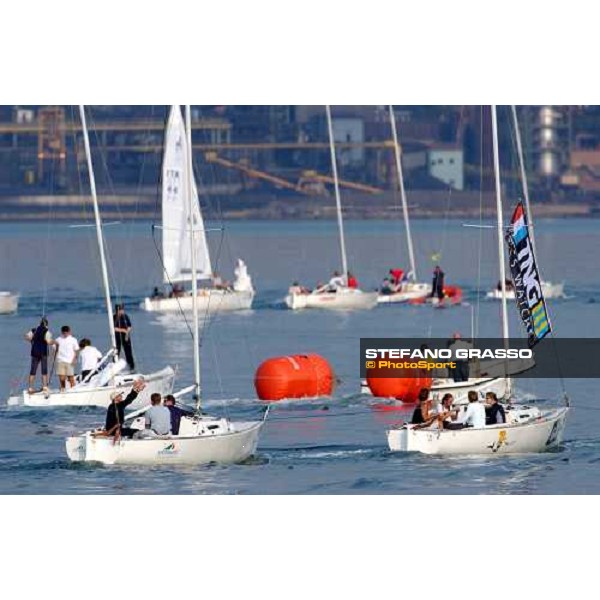 \'J22 coming back at Porto San Rocco after 1st day warm-up Triest oct. 13 2003-ph.Stefano Grasso\' 