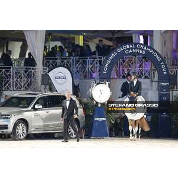 LGCT of Cannes - Class 10 - Prize giving ceremony - Pieter Devos (BEL) on Apart - Cannes, Stade des Hesperides - 8 June 2018 - ph.Mario Grassia/LGCT