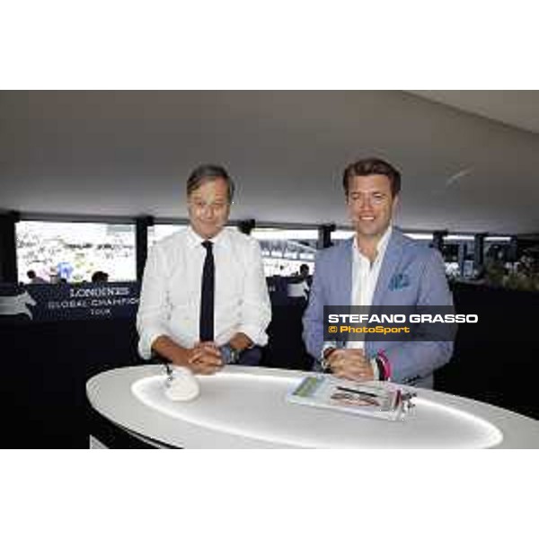 LGCT of St Tropez - GC Live Studio - Charles Villoz (VP and Head of International Sales at Longines), Steven Wilde - St Tropez, - 2 June 2018 - ph.Mario Grassia/LGCT