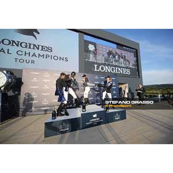 LGCT of St Tropez - Grand Prix - Prize giving ceremony - Champagne shower - St Tropez, - 2 June 2018 - ph.Stefano Grasso/LGCT