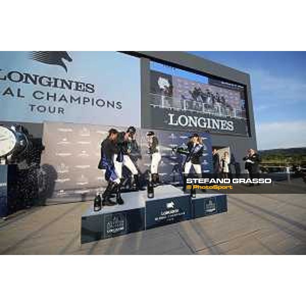 LGCT of St Tropez - Grand Prix - Prize giving ceremony - Champagne shower - St Tropez, - 2 June 2018 - ph.Stefano Grasso/LGCT