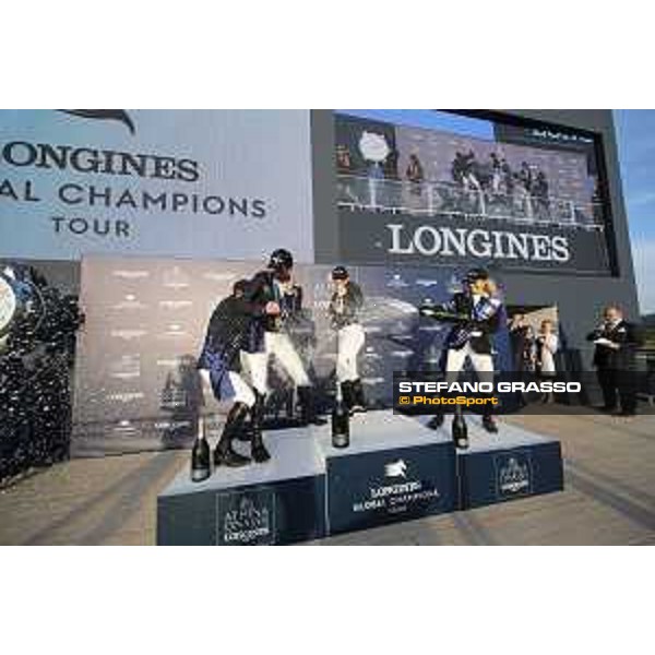 LGCT of St Tropez - Grand Prix - Prize giving ceremony - Champagne shower - St Tropez, - 2 June 2018 - ph.Stefano Grasso/LGCT