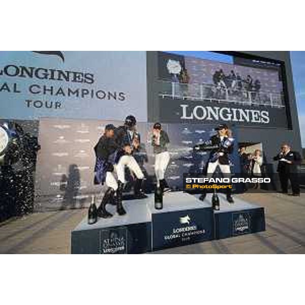 LGCT of St Tropez - Grand Prix - Prize giving ceremony - Champagne shower - St Tropez, - 2 June 2018 - ph.Stefano Grasso/LGCT
