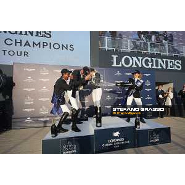 LGCT of St Tropez - Grand Prix - Prize giving ceremony - Champagne shower - St Tropez, - 2 June 2018 - ph.Stefano Grasso/LGCT
