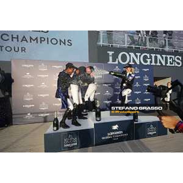 LGCT of St Tropez - Grand Prix - Prize giving ceremony - Champagne shower - St Tropez, - 2 June 2018 - ph.Stefano Grasso/LGCT