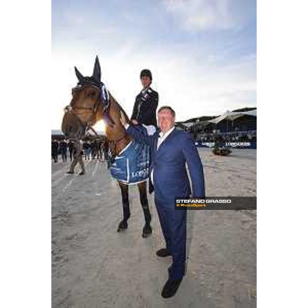 LGCT of St Tropez - Grand Prix - Prize giving ceremony - Ben Maher (GBR), Jan Tops (President of LGCT and co-founder of GCL) - St Tropez, - 2 June 2018 - ph.Stefano Grasso/LGCT