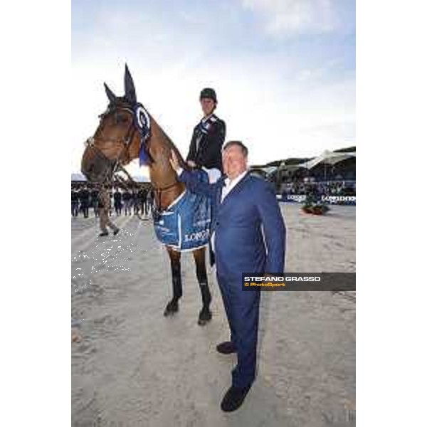 LGCT of St Tropez - Grand Prix - Prize giving ceremony - Ben Maher (GBR), Jan Tops (President of LGCT and co-founder of GCL) - St Tropez, - 2 June 2018 - ph.Stefano Grasso/LGCT