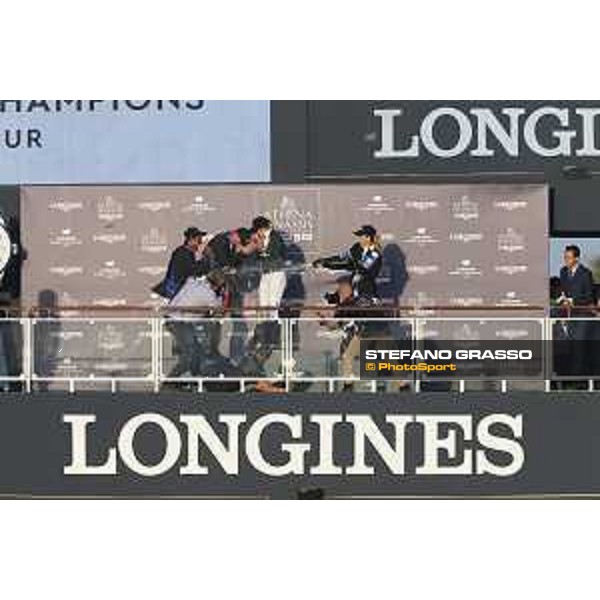 LGCT of St Tropez - Grand Prix - Prize giving ceremony - Champagne shower - St Tropez, - 2 June 2018 - ph.Mario Grassia/LGCT