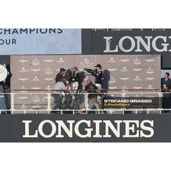 LGCT of St Tropez - Grand Prix - Prize giving ceremony - Champagne shower - St Tropez, - 2 June 2018 - ph.Mario Grassia/LGCT