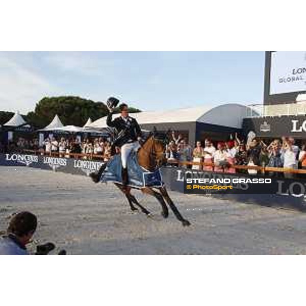 LGCT of St Tropez - Grand Prix - Prize giving ceremony - Lap of honour for Ben Maher (GBR) - St Tropez, - 2 June 2018 - ph.Mario Grassia/LGCT