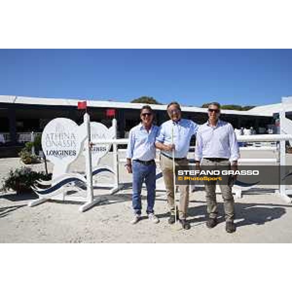 LGCT of St Tropez - Pierfrancesco Bazzocchi , Uliano Vezzani (Course Designer), Roberto Carrara - St Tropez, - 1 June 2018 - ph.Mario Grassia/LGCT