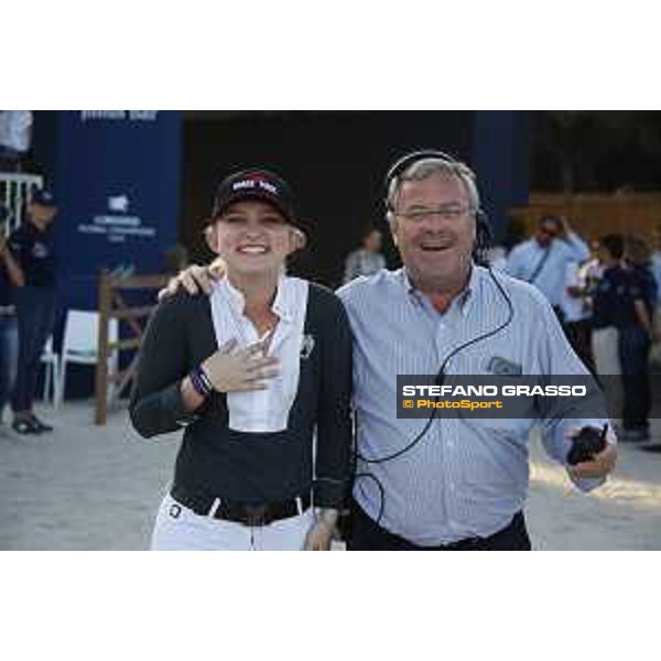 LGCT of St Tropez - Emily Moffitt, Marco Danese (LGCT Sport director) - St Tropez, - 2 June 2018 - ph.Mario Grassia/LGCT