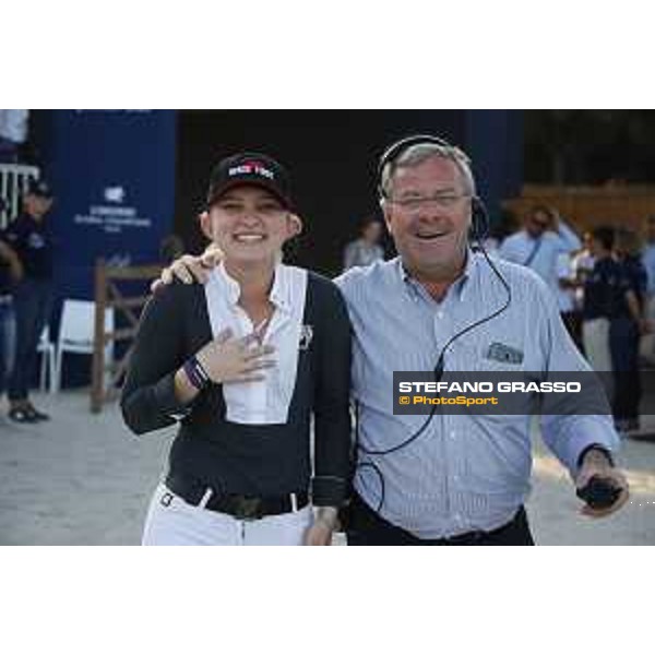 LGCT of St Tropez - Emily Moffitt, Marco Danese (LGCT Sport director) - St Tropez, - 2 June 2018 - ph.Mario Grassia/LGCT