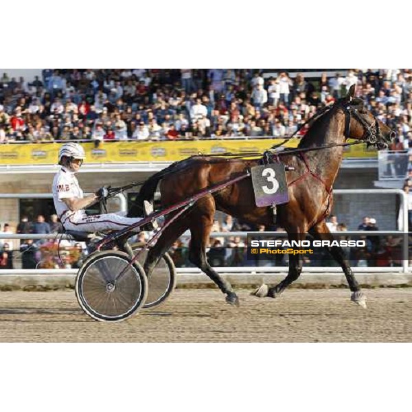 Jean Michel Bazire with Gambling Bi before the start of Gran Premio Lotteria Napoli, 4th may 2008 ph. Stefano Grasso