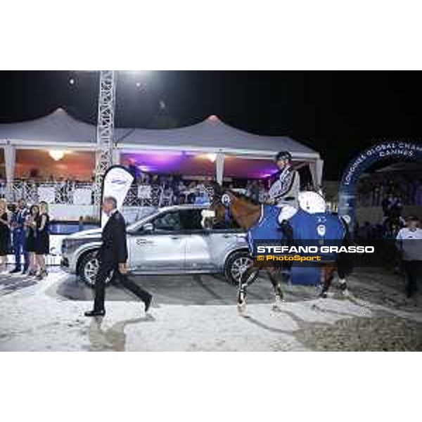 LGCT of Cannes - Grand Prix - Prize giving ceremony - Peder Fredricson (SWE) on Hansson WL - Cannes, Stade des Hesperides - 9 June 2018 - ph.Stefano Grasso/LGCT
