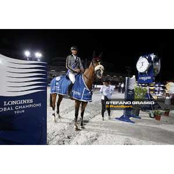 LGCT of Cannes - Grand Prix - Prize giving ceremony - Peder Fredricson (SWE) on Hansson WL - Cannes, Stade des Hesperides - 9 June 2018 - ph.Stefano Grasso/LGCT