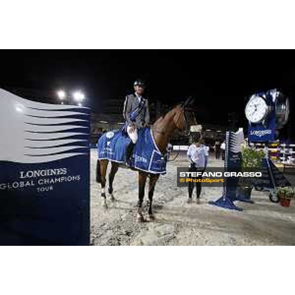 LGCT of Cannes - Grand Prix - Prize giving ceremony - Peder Fredricson (SWE) on Hansson WL - Cannes, Stade des Hesperides - 9 June 2018 - ph.Stefano Grasso/LGCT